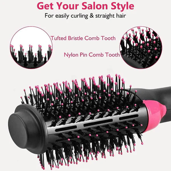 One-Step Hair Dryer Brush Volumizer Hot Air Brush Blow Dryer Brush for Straightening Curling Al Hassan Store