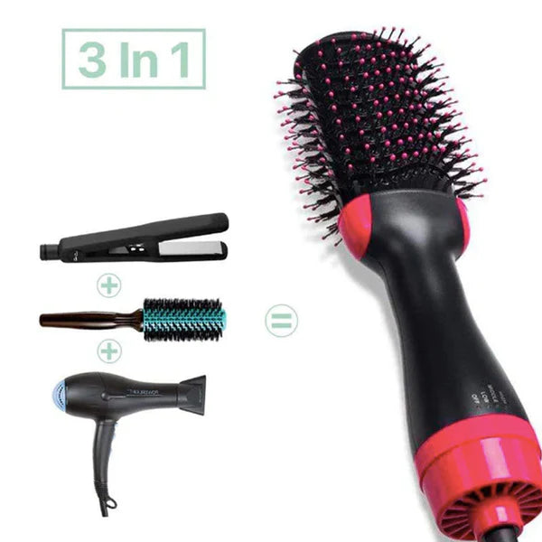 One-Step Hair Dryer Brush Volumizer Hot Air Brush Blow Dryer Brush for Straightening Curling Al Hassan Store