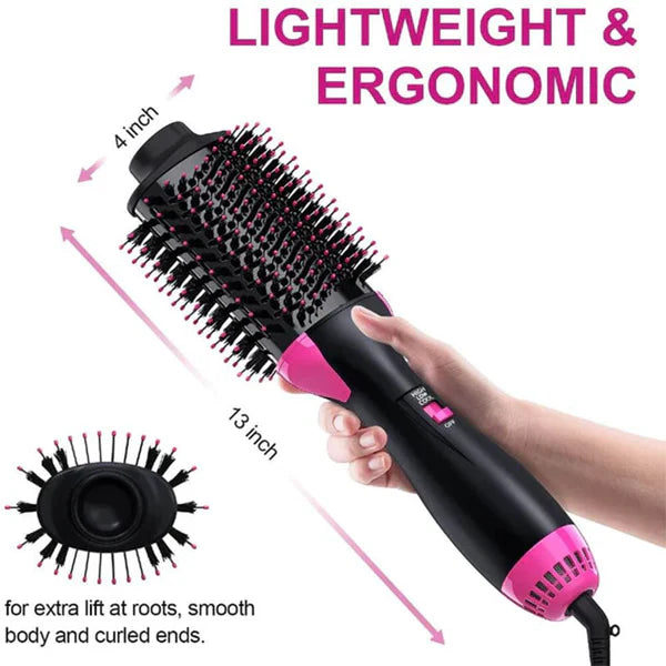 One-Step Hair Dryer Brush Volumizer Hot Air Brush Blow Dryer Brush for Straightening Curling Al Hassan Store