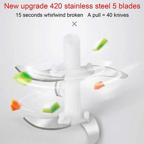 5 Blades Vegetable Chopper Al Hassan Store