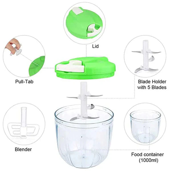 5 Blades Vegetable Chopper Al Hassan Store