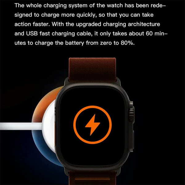 HW8 ULTRA SMARTWATCH WATCH SERIES 8 (2.02INCH) Al Hassan Store