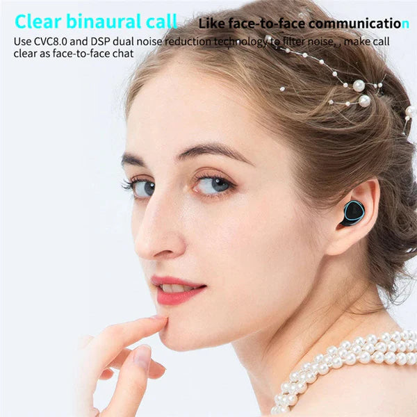M10 TWS Bluetooth 5.1 Earphones 3500mAh Charging Box Wireless Al Hassan Store