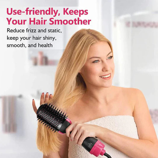 One-Step Hair Dryer Brush Volumizer Hot Air Brush Blow Dryer Brush for Straightening Curling Al Hassan Store