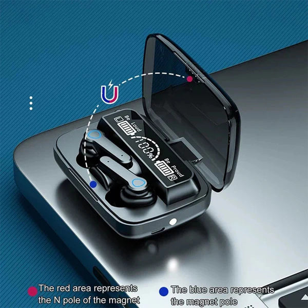 M19 Earbuds TWS Earphone Intelligente Touch Control Wireless Bluetooth Al Hassan Store