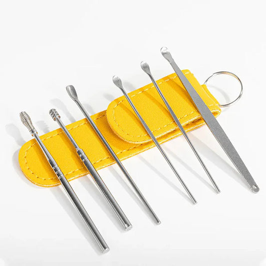 Ear Wax Cleaner Tool Kit – Set Of 6 Pieces Al Hassan Store