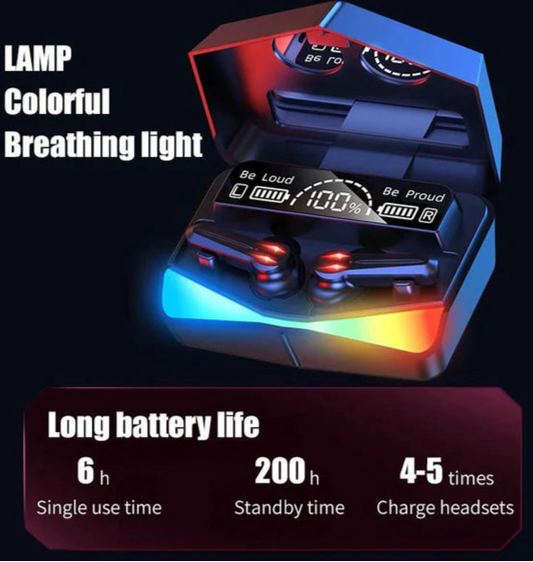 M28 TWS Wireless Earphones 2000mAh Charging Box Type-C Al Hassan Store