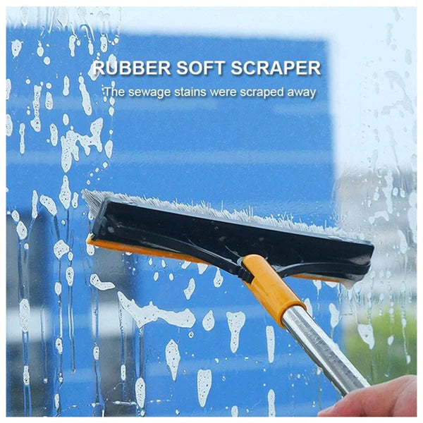 2 In 1 Long Handle Bathroom Floor Scrub Brush Al Hassan Store