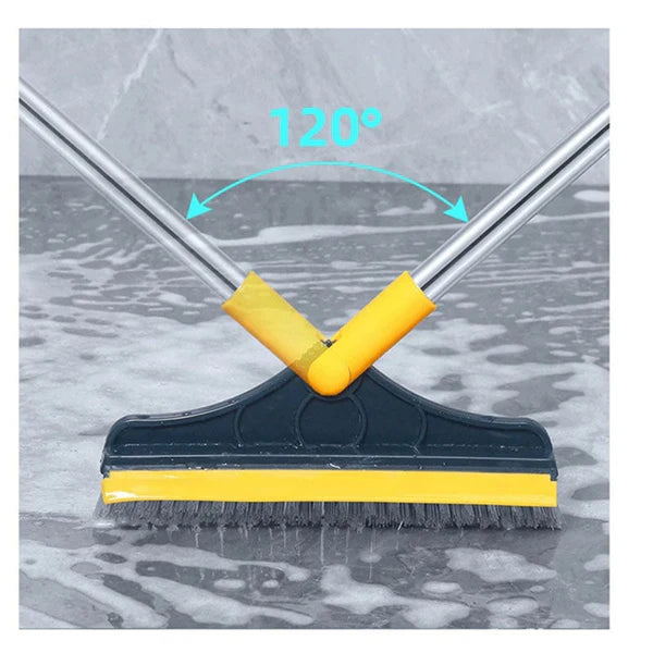 2 In 1 Long Handle Bathroom Floor Scrub Brush Al Hassan Store