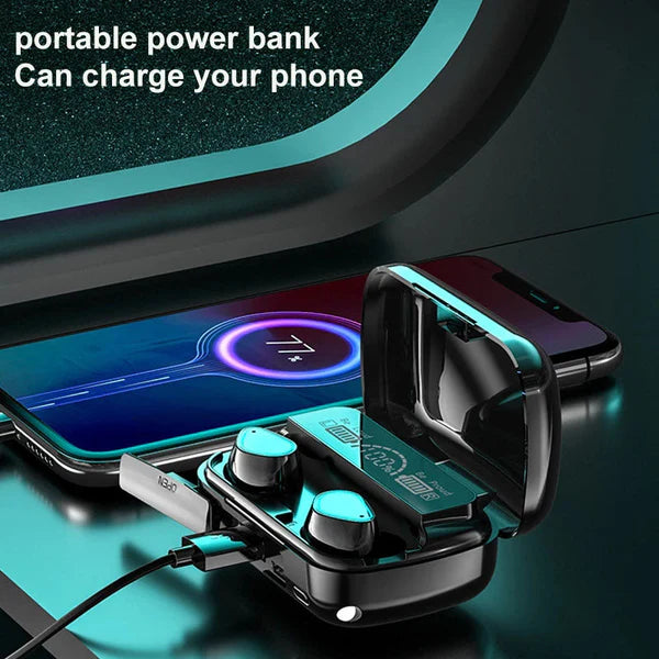 M30 Pro TWS Bluetooth Headphones 2200mAh Charging Box Al Hassan Store
