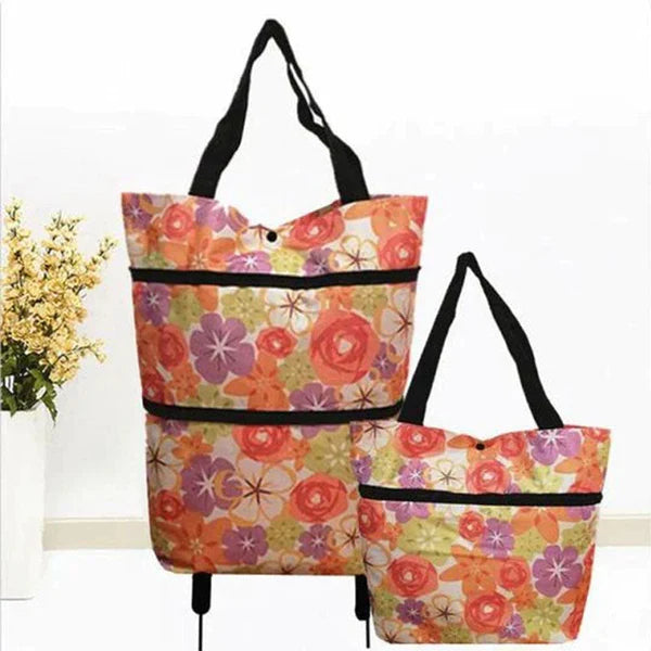 2-IN-1 FOLDABLE SHOPPING CART Al Hassan Store