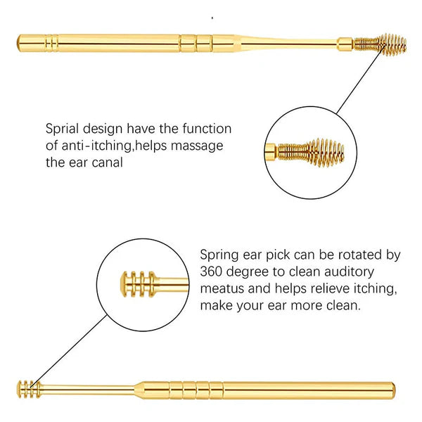 Ear Wax Cleaner Tool Kit – Set Of 6 Pieces Al Hassan Store