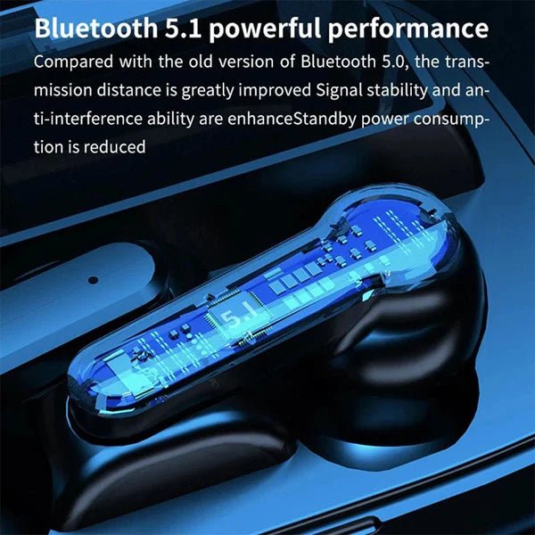 M19 Earbuds TWS Earphone Intelligente Touch Control Wireless Bluetooth Al Hassan Store