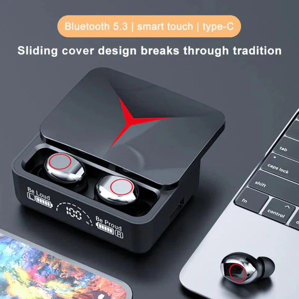 M90 TWS Earphone Bluetooth Wireless Headphone Al Hassan Store