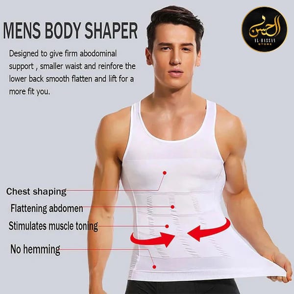 Men Slimming Body Shaper (Premium Fabric Quality) - Al Hassan Store