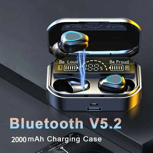 G28 TWS Wireless Bluetooth 5.2 Headphone Stereo Waterproof Earhook Al Hassan Store