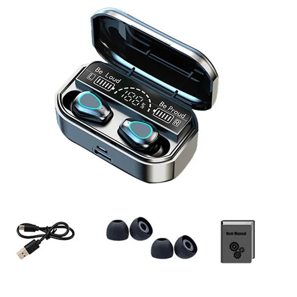 G28 TWS Wireless Bluetooth 5.2 Headphone Stereo Waterproof Earhook Al Hassan Store